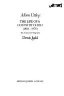 Cover of Alison Uttley by Denis Judd