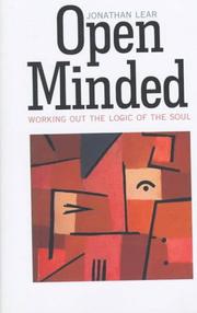 Cover of Open minded by Jonathan Lear