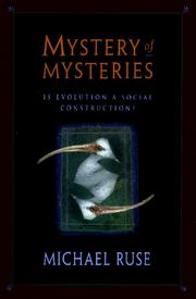 Front cover of Mystery of mysteries by Michael Ruse