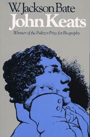 Cover of John Keats by Walter Jackson Bate