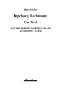 Cover of Ingeborg Bachmann by Höller, Hans.