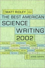 Front cover of The Best American Science Writing 2002 by Matt Ridley