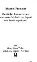 Cover of Deutsche Grammatica by Johannes Kromayer