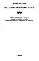 Front cover of Diálogo de Mercurio y Carón by Alfonso de Valdés