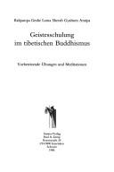Front cover of Geistesschulung im tibetischen Buddhismus by Sherab Gyaltsen Amipa