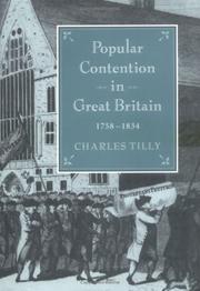 Front cover of Popular contention in Great Britain, 1758-1834 by Charles Tilly
