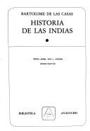 Front cover of Historia de las Indias by Bartolomé de las Casas