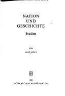 Front cover of Nemzet és történelem by Szűcs, Jenő.