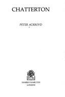 Cover of Chatterton by Peter Ackroyd