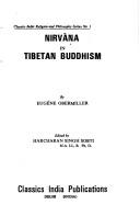 Cover of Nirvāṇa in Tibetan Buddhism by Eugéne Obermiller