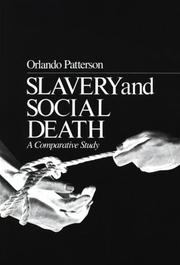 Front cover of Slavery and social death by Orlando Patterson