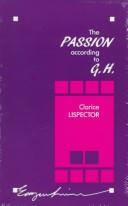 Cover of A paixão segundo G.H. by Clarice Lispector