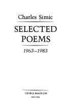 Cover of Poems by Charles Simic