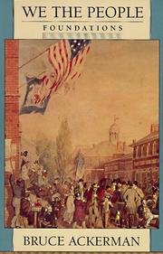 Cover of We the People by Bruce A. Ackerman