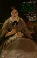 Cover of Women, power, and subversion by Judith Lowder Newton