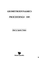 Front cover of Geometrodynamics proceedings, 1985 by Agostino Prastaro