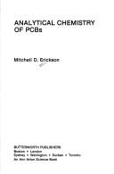 Front cover of Analytical chemistry of PCBs by Mitchell D. Erickson