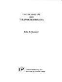 Front cover of The income tax and the Progressive era by John D. Buenker