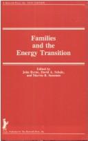 Front cover of Families and the energy transition by David A. Schulz