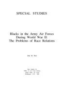 Front cover of Blacks in the Army Air Forces during World War II by Alan M. Osur