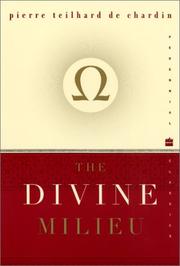 Front cover of Milieu divin by Pierre Teilhard de Chardin