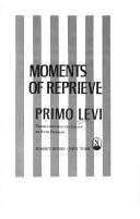 Front cover of Moments of reprieve by Primo Levi