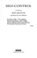 Cover of Self-control by Mary Brunton