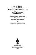 Front cover of The life and teaching of Nāropa by Herbert V. Guenther
