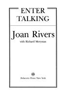 Cover of Enter talking by Joan Rivers