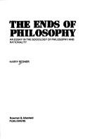 Front cover of The ends of philosophy by Harry Redner