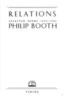 Cover of Relations by Philip E. Booth