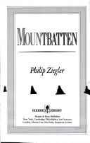 Cover of Mountbatten by Philip Ziegler