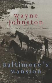 Cover of Baltimore's mansion by Wayne Johnston