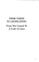 Cover of From vision to legislation by Ladislas M. Orsy