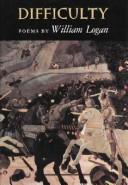 Cover of Difficulty by Logan, William