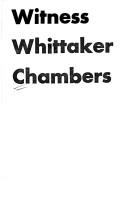 Cover of Witness by Whittaker Chambers