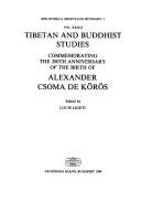 Front cover of Tibetan and Buddhist studies commemorating the 200th anniversary of the birth of Alexander Csoma de Kőrös by Lajos Ligeti