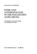 Front cover of Ethik und Anthropologie in der englischen Aufklärung by Schrader, Wolfgang H.