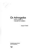 Front cover of Os advogados by Joaquim Falcão