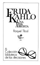 Cover of Frida Kahlo by Raquel Tibol