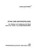 Cover of Ethik und Anthropologie by Ludwig Roithinger