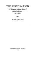 Cover of The Restoration by Ronald Hutton