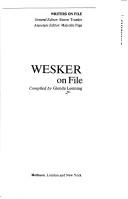 Cover of Wesker on file by Glenda Leeming