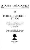 Front cover of Ethique, religion et foi by Joseph Doré