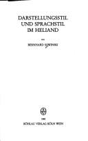 Front cover of Darstellungsstil und Sprachstil im Heliand by Bernhard Sowinski