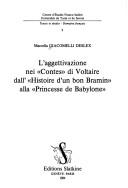 Front cover of L' aggettivazione nei "Contes" di Voltaire dall'"Histoire d'un bon Bramin" alla "Princesse de Babylone" by Marcella Giacomelli Deslex