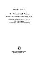 Front cover of The Kilmarnock poems by Robert Burns