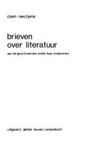 Front cover of Brieven over literatuur by Clemens Neutjens