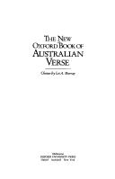 Front cover of The New Oxford book of Australian verse by Les A. Murray