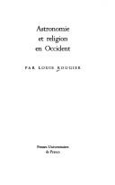 Cover of Astronomie et religion en Occident by Louis Auguste Paul Rougier